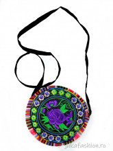 *Mini Bag Clutch "Flower Bomb"Mov by JukaFashion.ro