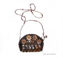 Mini Bag tip Clutch "Brownie" by JukaFashion.ro (2018)