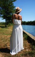 Rochie  "Lady White" by JukaFashion.ro cod 195B
