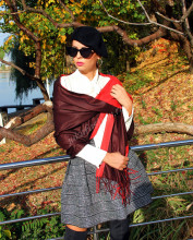 **Sal Dama PREMIUM "Clarita" Marsala&Red