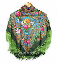 Sal Traditional "Karenina" Verde by jukafashion.ro