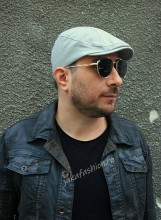 *Basca din Bumbac de Vara "Polo" Gri