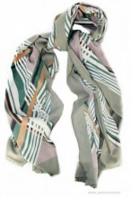 *Esarfa PREMIUM "Stripes" Army by jukafashion.ro (2018)