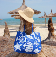 *Geanta Plaja "Navigare" by JukaFashion
