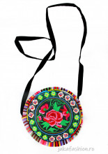 *Mini Bag Clutch "Flower Bomb" Rosie by JukaFashion.ro