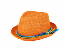 *Palarie Copii Vara "Hipster" Orange by jukafashion.ro
