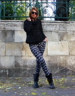 Pantaloni Colant Tip Catifea "Becca" by JukaFashion.ro cod Z4