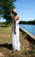 Rochie  "Lady White" by JukaFashion.ro cod 195B