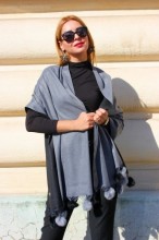**Sal Dama PREMIUM "Finura" Grey&Black by jukafashion.ro (2018)