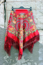Sal Traditional "Maramu" Burgundy by jukafashion.ro
