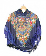 Sal Traditional "Svetlana" Bleumarine by jukafashion.ro