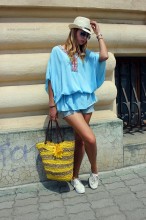 Bluza Dama "Breeze" Blue by JukaFashion.ro (2018)