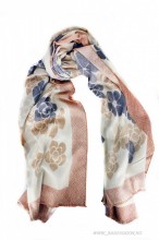 *Esarfa PREMIUM "Daisy" Nude by jukafashion.ro (2018)