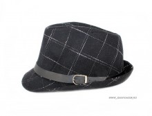 Palarie Clasica Bumbac "Alexander" Black by JukaFashion.ro