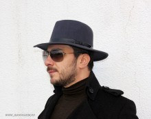 palarie fedora fetru barbati 