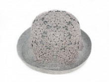*Palarie Vara din In "Lace" Gri