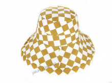 *Palarie Vara "Plaid" Bej