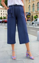 Pantaloni Dama "Summer Mood" Denim  by JukaFashion.ro cod H67