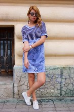Rochie  Dama "Bloom" Marine by JukaFashion.ro cod C556