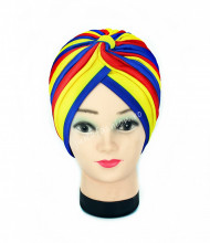 Turban Femei "Stripes" Tricolor by JukaFashion.ro cod 0095