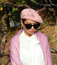 *Basca Dama "Picasso" Dust Pink by JukaFashion.ro