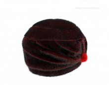 Caciula Blana Artificiala "Valentina" Black by JukaFashion.ro (2019)