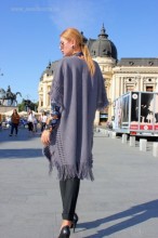 Cardigan Dama "Jollie" Gri by JukaFashion.ro (2018)