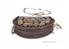 Mini Bag tip Clutch "Brownie" by JukaFashion.ro (2018)
