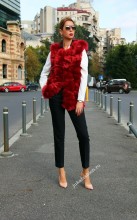 pantaloni dama conici stofa clasic bumbac femei