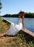 Rochie  "Lady White" by JukaFashion.ro cod 195B