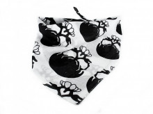 Bandana Unisex "NoirSkulls" by jukafashion