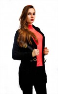 Cardigan "Splend'Or" Black  by JukaFashion.ro cod B00111