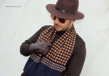 Esarfa Barbat "Keanu" by JukaFashion.ro (2019)