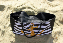 Geanta Tip Cos "Sailor" Neagra by JukaFashion.ro