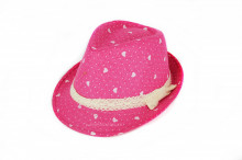 *Palarie Copii Vara "Love" Pink by jukafashion.ro