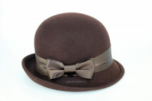 Palarie Eleganta Dama "Bonjour" Maron by JukaFashion.ro