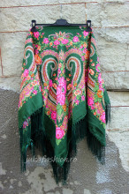 Sal Traditional "Maramu" Verde by jukafashion.ro