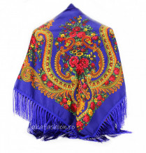 Sal Traditional "Oksana" Albastru by jukafashion.ro