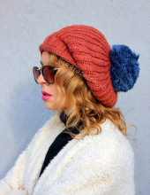 *Basca Femei "Aimee" Burgundy by Jukafashion.ro