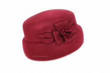 Basca Toca Femei "AnaLisa" Burgundy by JukaFashion.ro