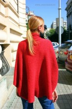 Cardigan 'Bolero" Rosu Glitter by JukaFashion.ro (2018)