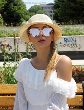 *Palarie Dama de Vara "Lilou" Bej JukaFashion.ro cod (2018)