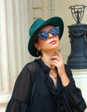 *Palarie Femei "Fabulosa" Smarald by JukaFashion.ro