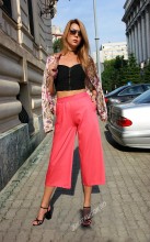 *Pantaloni Dama "Summer Mood" Fucsia  by JukaFashion.ro cod H66