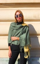**Sal Dama PREMIUM "Finura" Smarald&Camel by jukafashion.ro (2018)