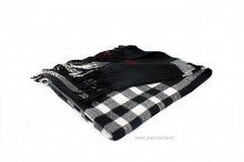 *Sal Esarfa Pashmina "British" Black Edition by jukafashion.ro cod PRM2