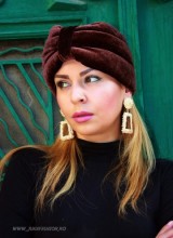 Cauti turbanul perfect? La noi sigur il gasesti! turban catifea elegant