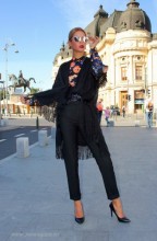 Cardigan Dama "Jollie" Negru by JukaFashion.ro (2018)