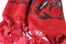*Fular Dama PREMIUM "Lillo" Red cod LI1