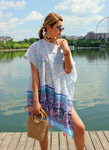 Rochie Plaja Pareo "Daisy" Bleu